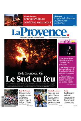 Cover of La Provence Salon-de-Provence / Pays salonais