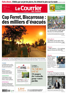 Cover of Le Courrier de l’Ouest (Cholet)