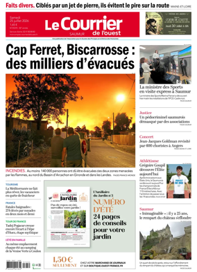 Cover of Le Courrier de l’Ouest (Saumur)