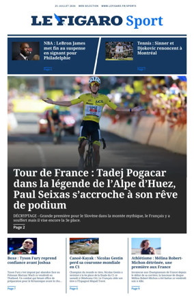 Cover of Le Figaro Sport