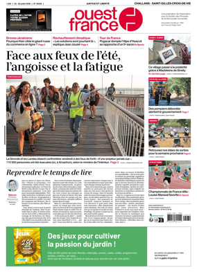 Cover of Ouest France (Challans / Saint-Gilles-Croix-de-Vie)