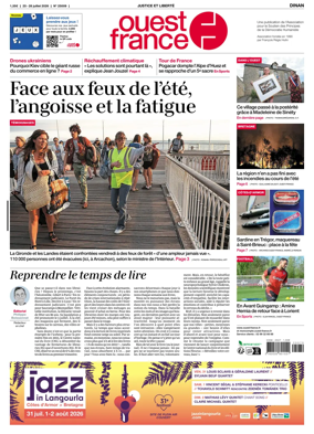 Cover of Ouest France (Dinan)