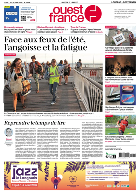 Cover of Ouest France (Loudeac / Rostrenen)
