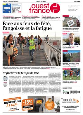 Cover of Ouest France (Mayenne)