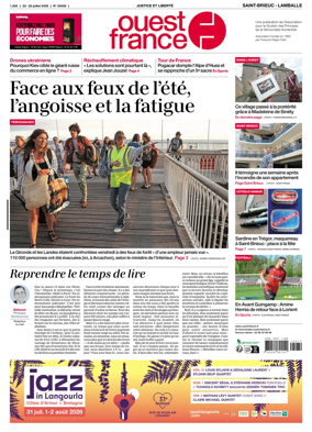 Cover of Ouest-France (Saint-Brieuc Lamballe)