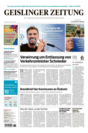 Cover of Geislinger Zeitung