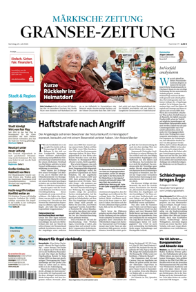 Cover of Gransee-Zeitung