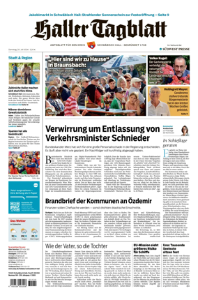 Cover of Haller Tagblatt