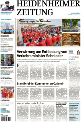 Cover of Heidenheimer Zeitung