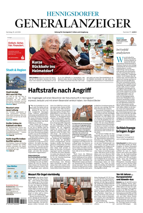 Cover of Hennigsdorfer Generalanzeiger