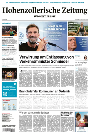 Cover of Hohenzollerische Zeitung