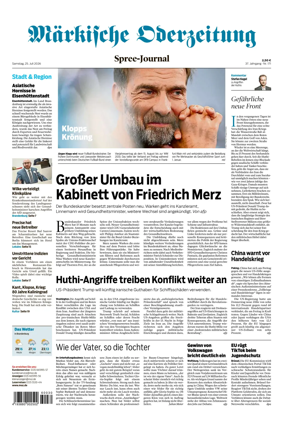 Cover of Markische Oderzeitung Spree-Journal