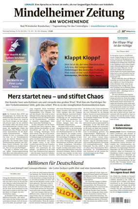 Cover of Mindelheimer Zeitung