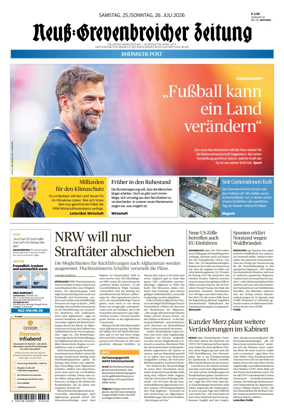 Cover of Neuss-Grevenbroicher Zeitung Neuss