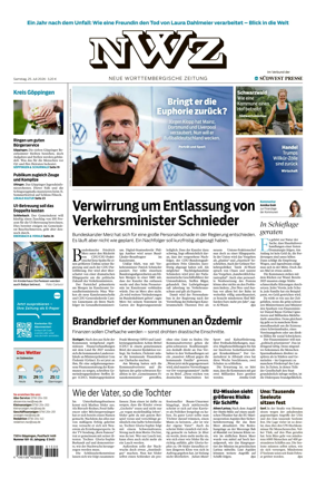 Cover of NWZ – Neue Wurttembergische Zeitung