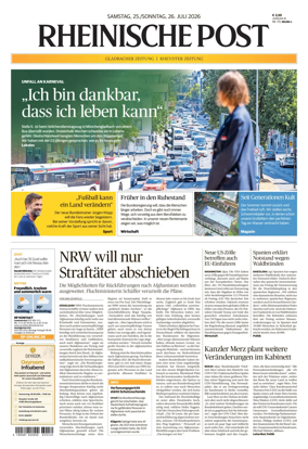 Cover of Rheinische Post - Monchengladbach and Korschenbroich