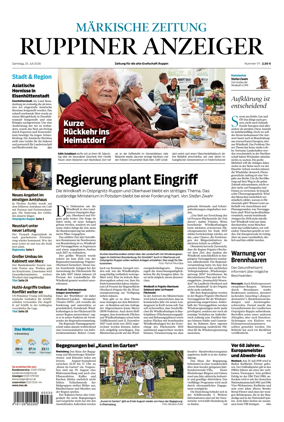 Cover of Ruppiner Anzeiger