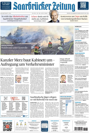 Cover of Saarbruecker Zeitung