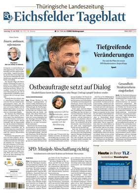 Cover of Thuringische Landeszeitung (Eichsfeld)