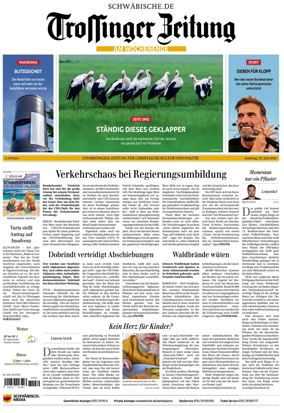 Cover of Trossinger Zeitung