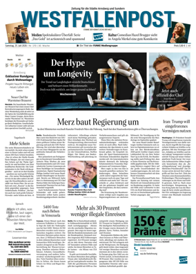 Cover of Westfalenpost (Arnsberg)