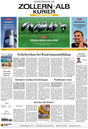 Cover of Zollern-Alb-Kurier (Balingen)