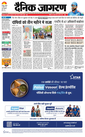 Cover of Dainik Jagran - Gorakhpur