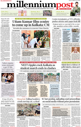 Cover of Millennium Post (Kolkata)