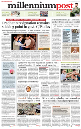 Cover of Millennium Post