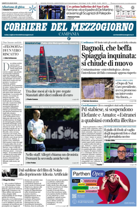 Cover of Corriere del Mezzogiorno (Campania)