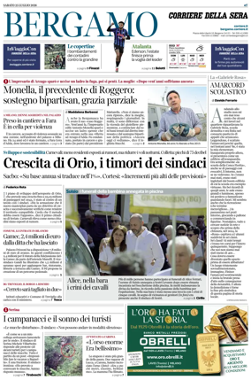 Cover of Corriere della Sera (Bergamo)