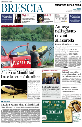 Cover of Corriere della Sera (Brescia)