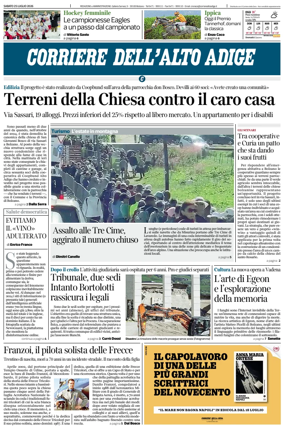 Cover of Corriere dell'Alto Adige