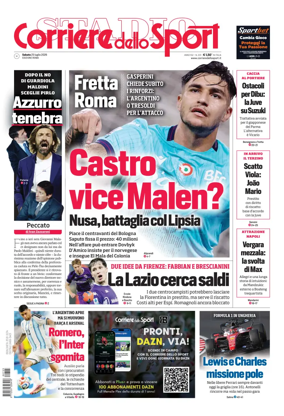 Cover of Corriere dello Sport (Lazio)