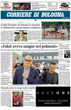 Cover of Corriere di Bologna