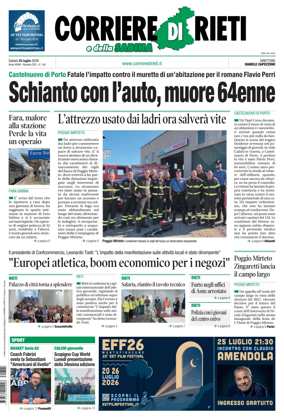 Cover of Corriere di Rieti