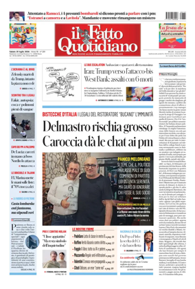 Cover of Il Fatto Quotidiano