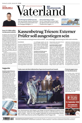 Cover of Liechtensteiner Vaterland