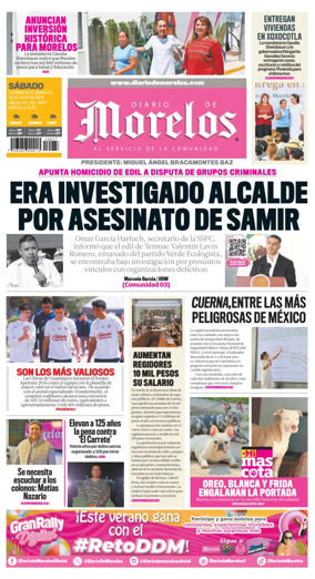 Cover of Diario de Morelos