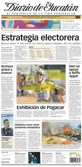 Cover of Diario de Yucatan