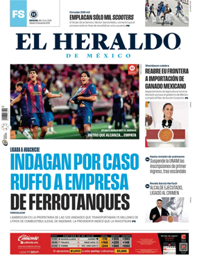 Cover of El Heraldo de Mexico
