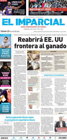 Cover of El Imparcial