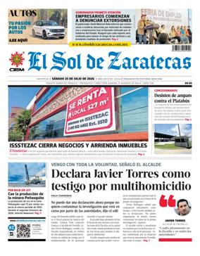 Cover of El Sol de Zacatecas