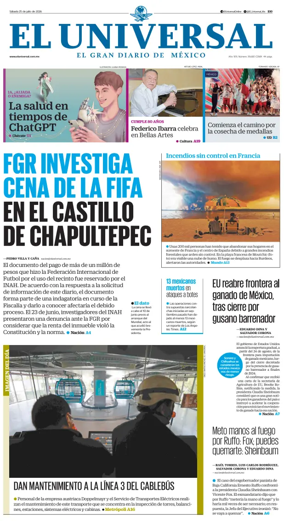 Cover of El Universal