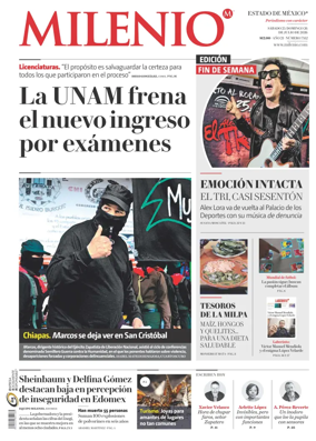 Cover of Milenio Edo de Mexico