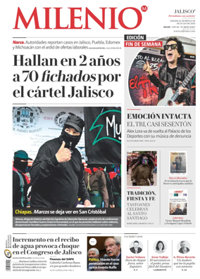 Cover of Milenio Jalisco
