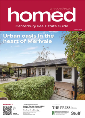Cover of Homed Canterbury Region
