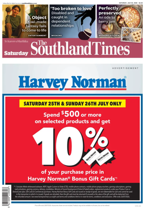 Cover of The Southland Times