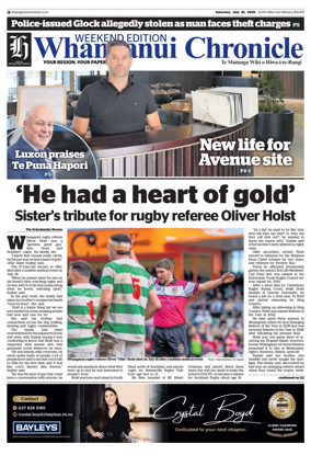 Cover of Whanganui Chronicle