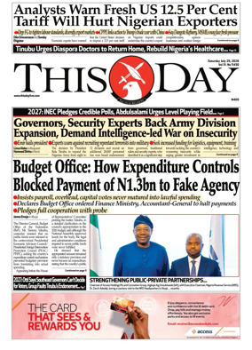 Cover of THISDAY